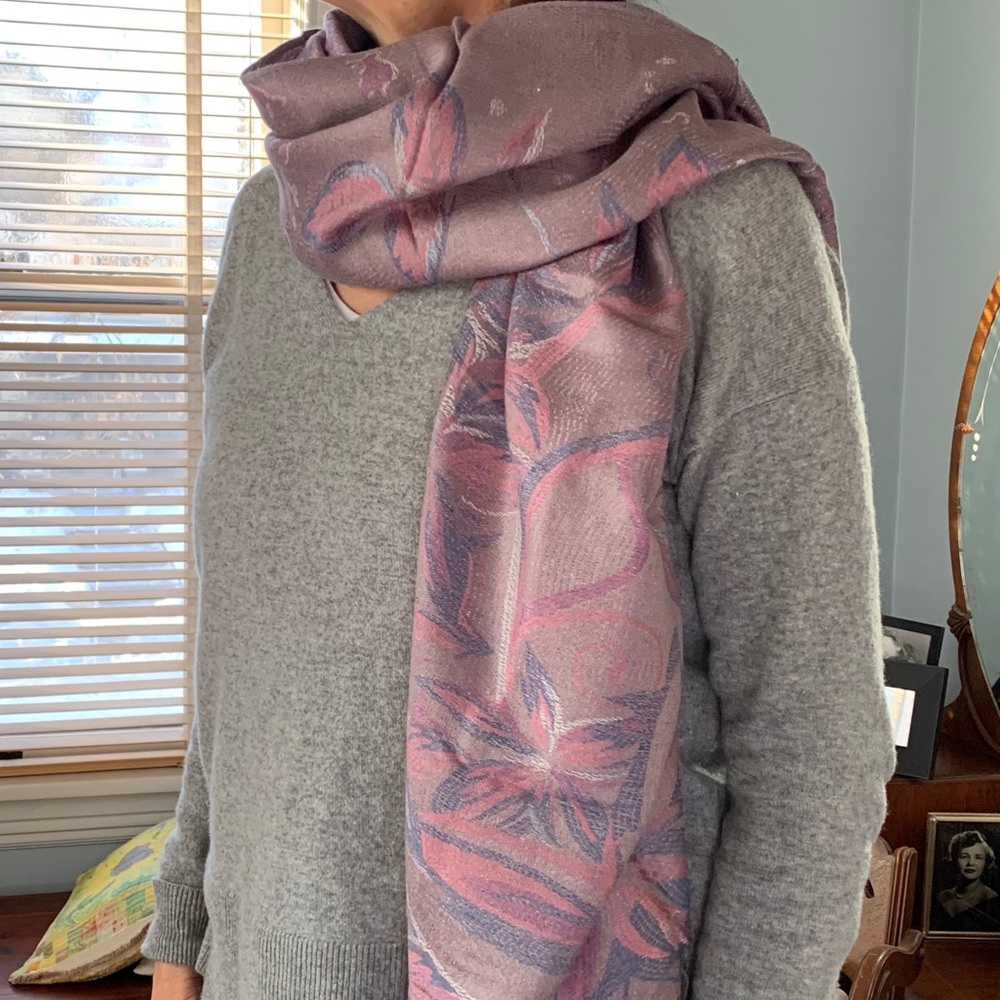 gray pashmina